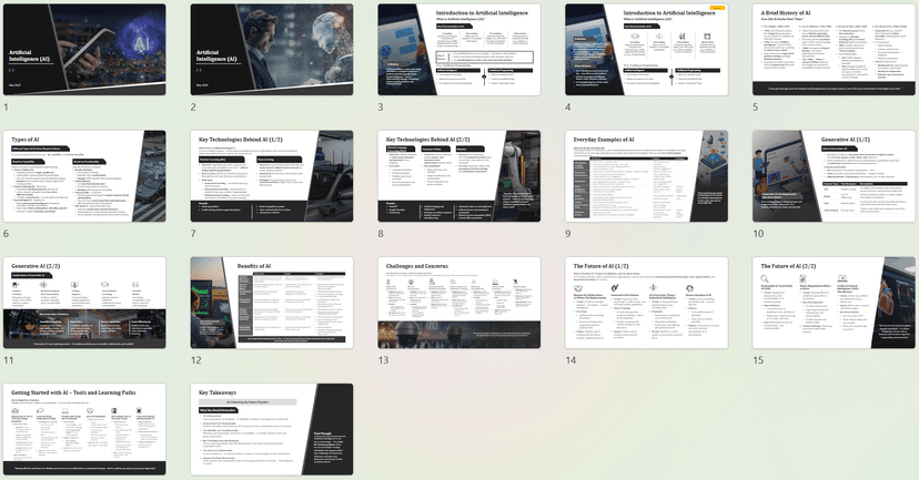 Slide Formatting